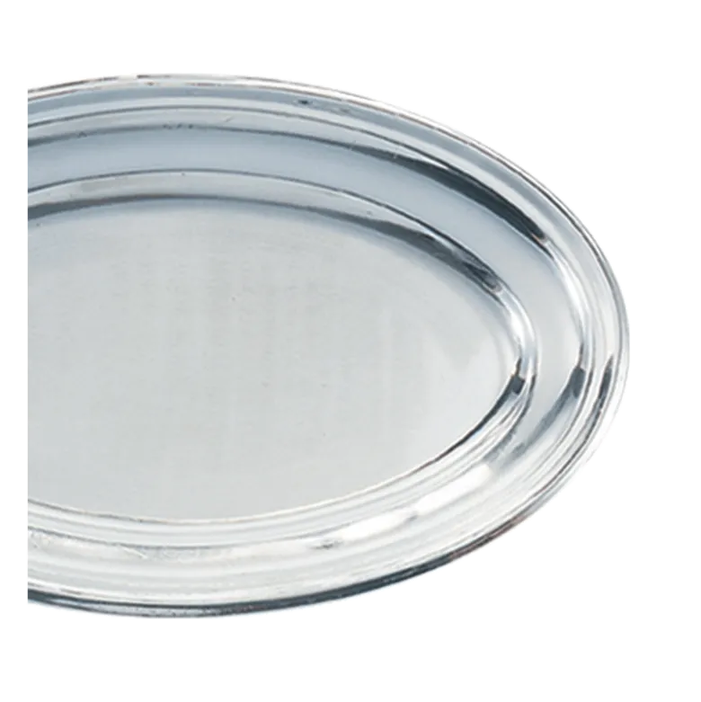 Plat ovale argent 31 x 45 cm