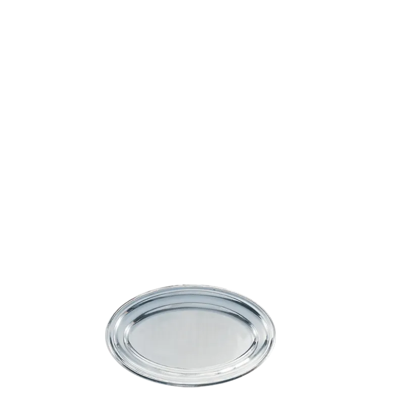 Plat ovale argent 31 x 45 cm