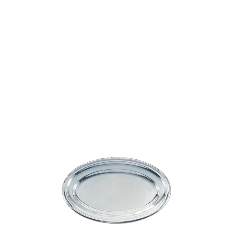 Plat ovale argent 33 x 50 cm