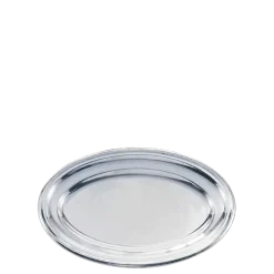 Plat ovale argent 40 x 60 cm