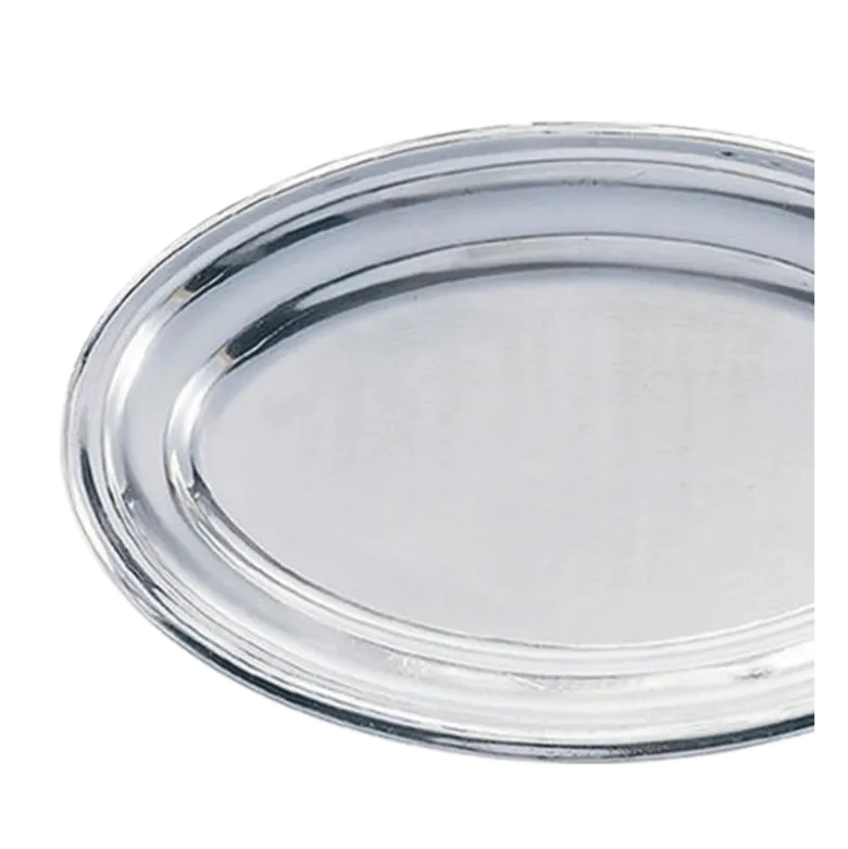 Plat ovale argent 40 x 60 cm