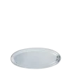 Plat ovale argent 30 x 70 cm