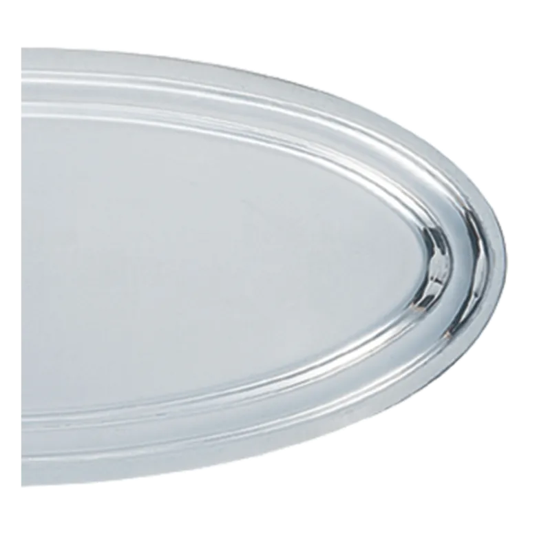 Plat ovale argent 30 x 70 cm