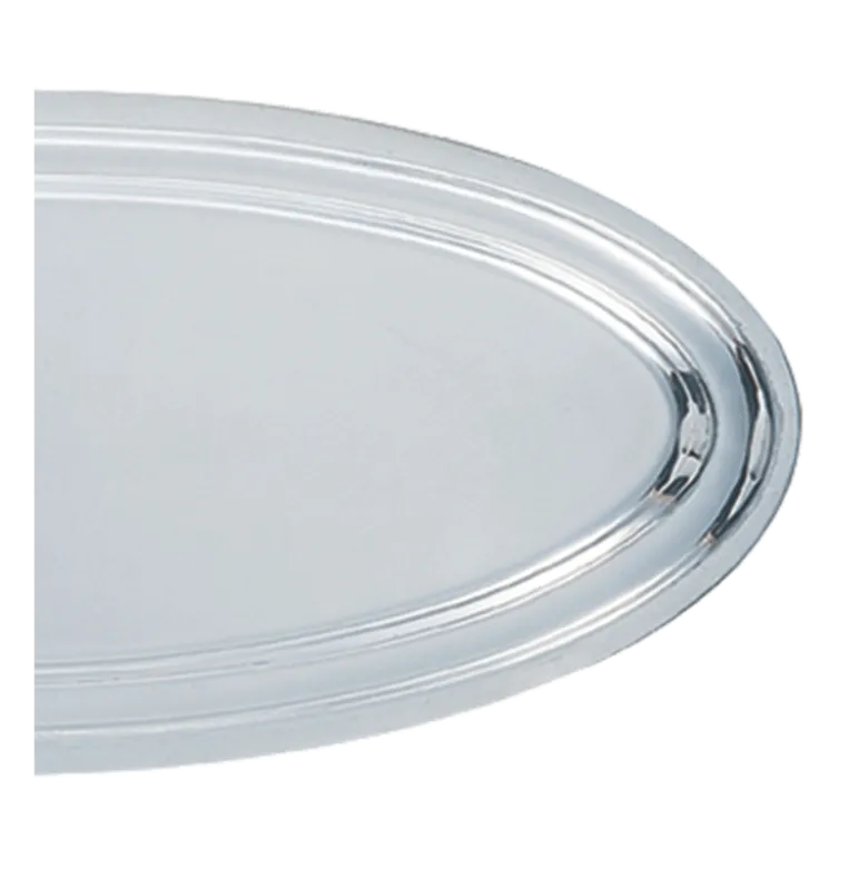 Plat ovale argent 35 x 80 cm