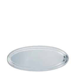 Plat ovale argent 35 x 80 cm