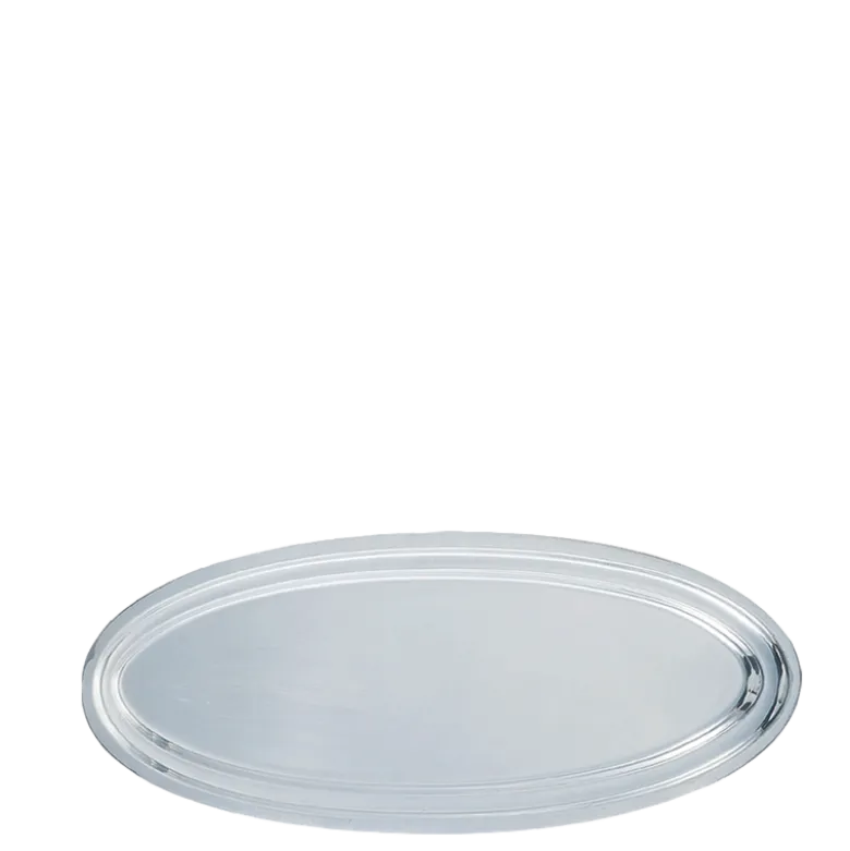 Plat ovale argent 35 x 80 cm