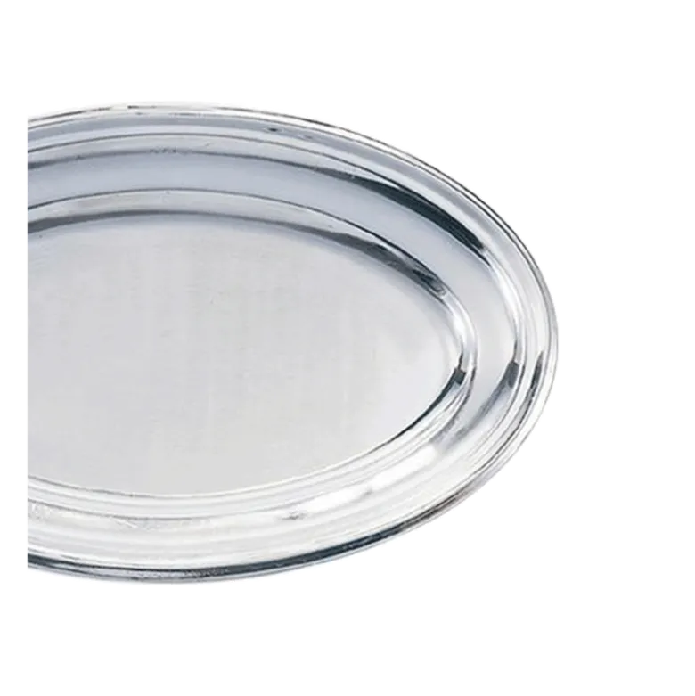 Plat ovale inox 40 x 60 cm