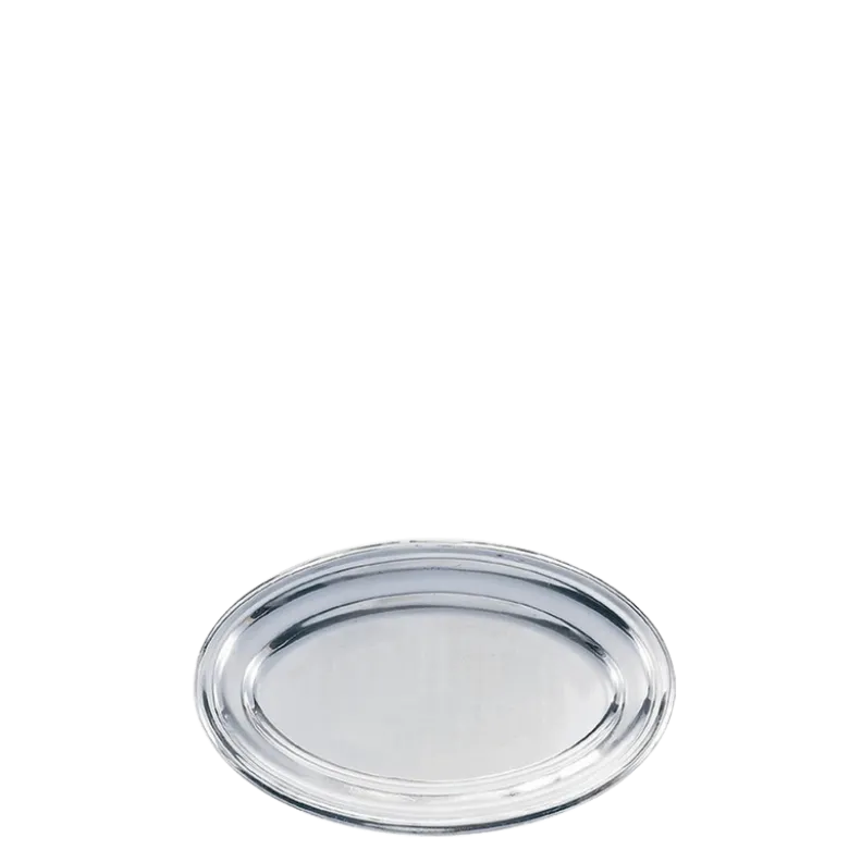 Plat ovale inox 40 x 60 cm