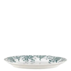 Plat ovale Vintage bleu vert Ø 35-40 cm