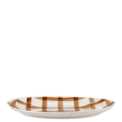 Plat ovale Vintage Carreau 35-40 x 22-27 cm