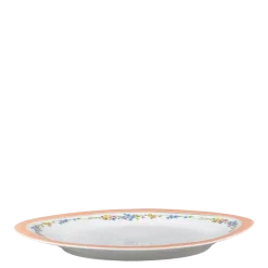 Plat ovale Vintage fleuri 35-40 x 22-27cm