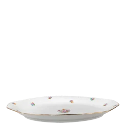 Plat ovale Vintage fleuri 35-40 x 22-27cm