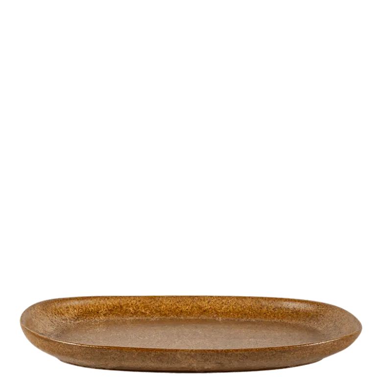 Plat ovale Vintage Grès Ø 35/40 cm