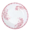 Plat rond Vintage rouge rose Ø 27-32 cm