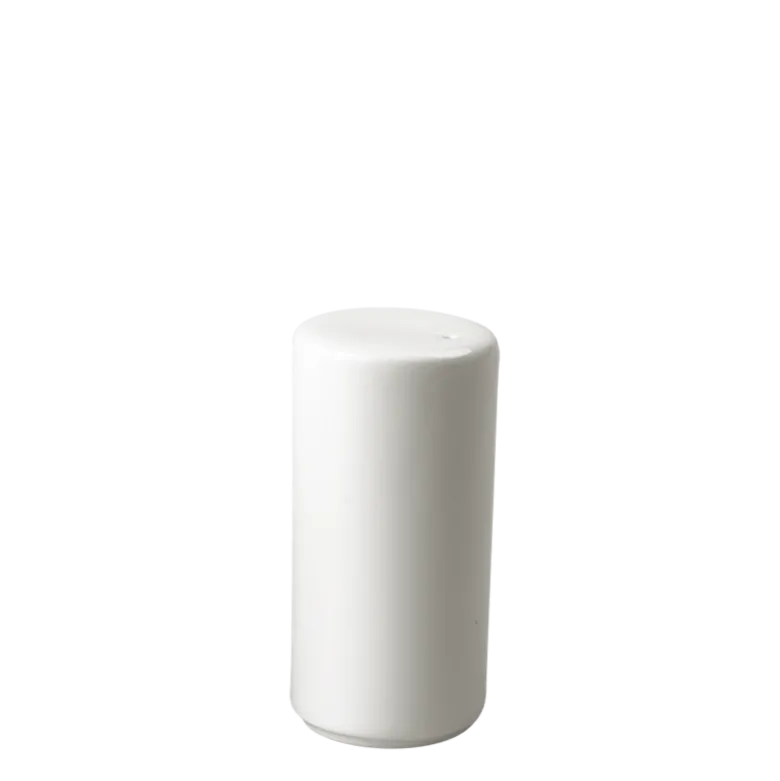 Poivrière porcelaine blanche Ø 3,2 cm H 6,2cm (poivre non fourni)