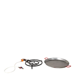 Poêle à paëlla Ø 70 cm et réchaud gaz Ø 50 cm