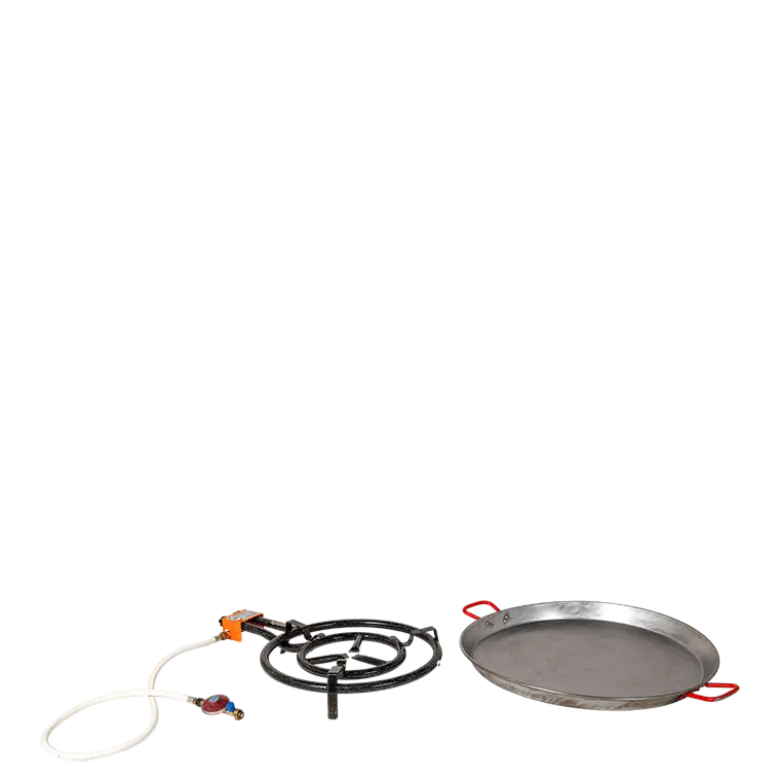 Poêle à paëlla Ø 70 cm et réchaud gaz Ø 50 cm