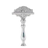 Porte-menu argent H 12 cm