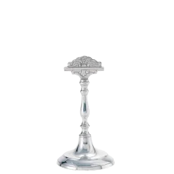 Porte-menu argent H 12 cm