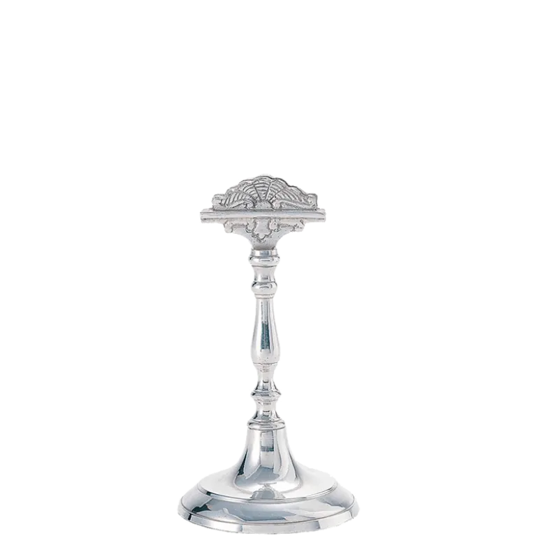 Porte-menu argent H 12 cm