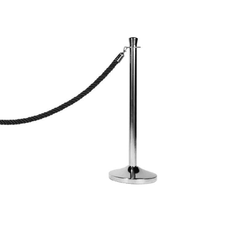 Potelet acier H 100 cm