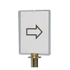 Potelet indicateur format A4 H 130 cm