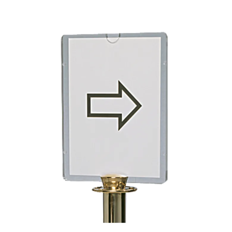 Potelet indicateur format A4 H 130 cm