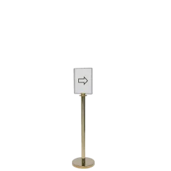 Potelet indicateur format A4 H 130 cm
