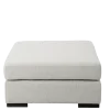 Pouf Loft gris 80 x 80 cm H 40 cm