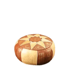 Pouf marocain Vintage Ø 60 cm