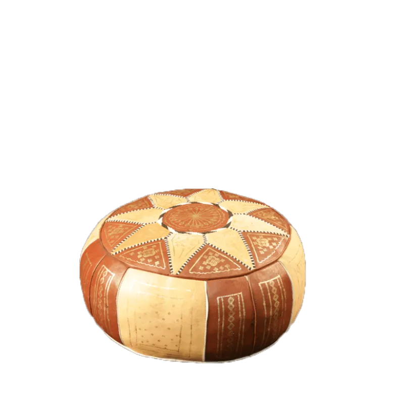 Pouf marocain Vintage Ø 60 cm