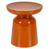 Pouf Olympe terracotta Ø 40 cm H 43 cm