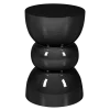 Pouf Totem noir Ø 30 cm H 46 cm