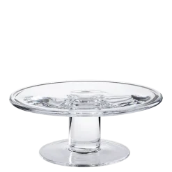 Présentoir en verre sur pied Ø 24 cm H 10 cm