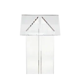 Pupitre plexi L 50 l 40 H 120 cm