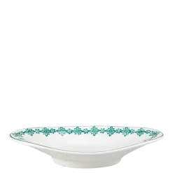 Ravier Vintage bleu vert 21-24 cm x 14-16 cm