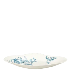 Ravier Vintage bleu vert 21-24 cm x 14-16 cm