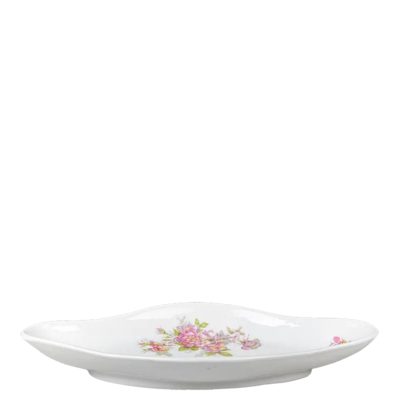 Ravier Vintage fleuri 21-24 x 14-16 cm