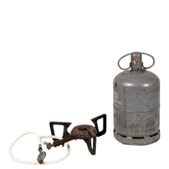 Réchaud gaz avec bouteille et détendeur