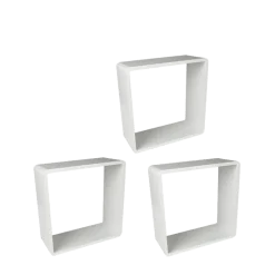Réhausses blanches 50 cm, lot de 3