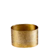 Rond de serviette Ovale doré