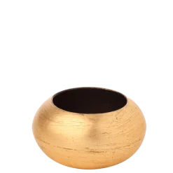 Rond de serviette résine Cléopâtre or