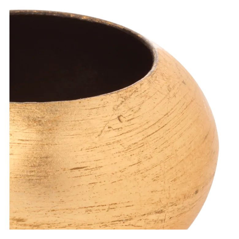 Rond de serviette résine Cléopâtre or