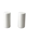 Salière porcelaine blanche Ø 3,2 cm H 6,2 cm (sel non fourni)