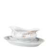 Saucière Vintage blanche et doré