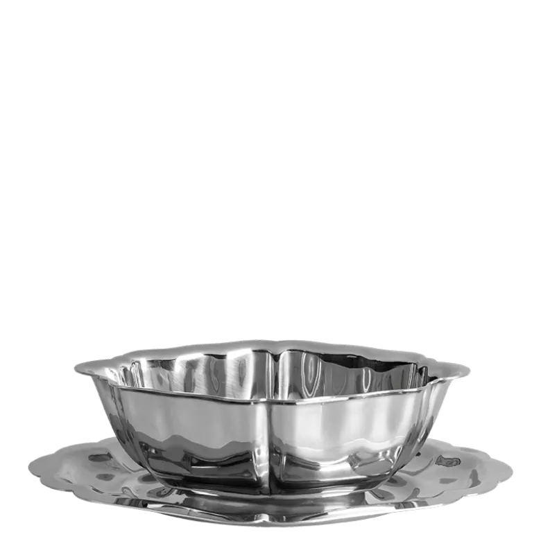 Saucière Vintage Inox 20 x 15 cm