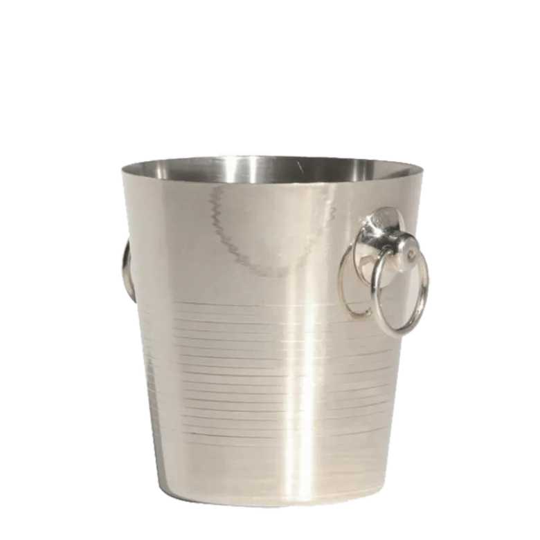 Seau à champagne argent Ø 20 cm H 20 cm