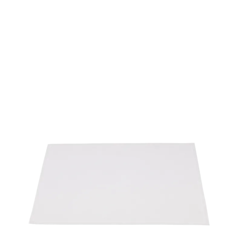 Set de table Alaska coton blanc uni 30 x 45 cm