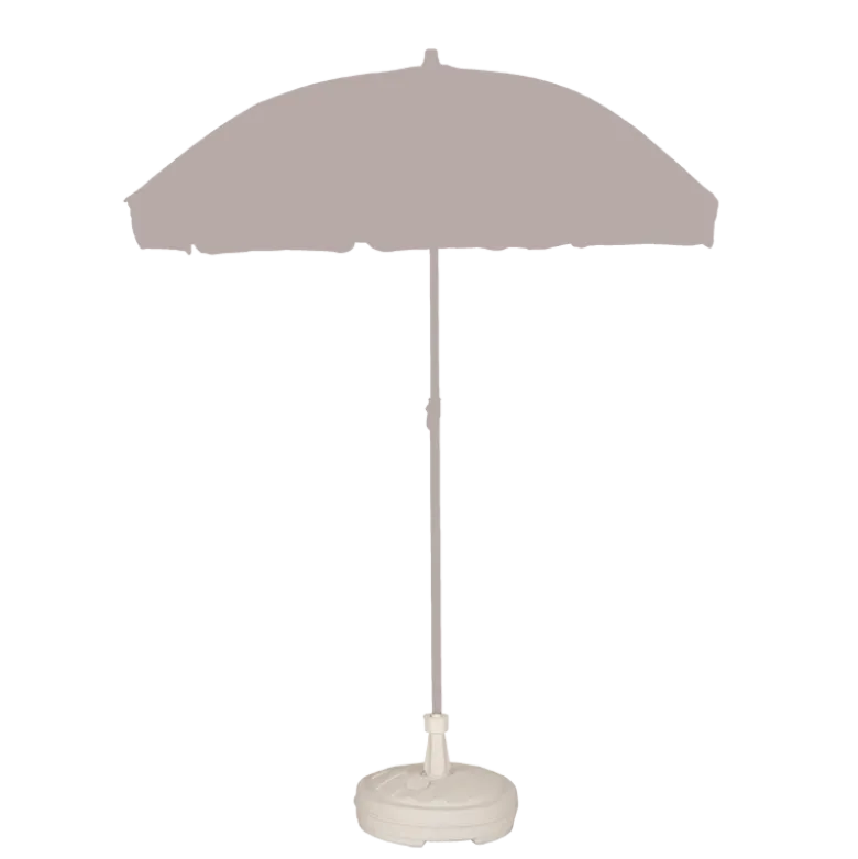 Socle de parasol plastique blanc Ø 43 cm