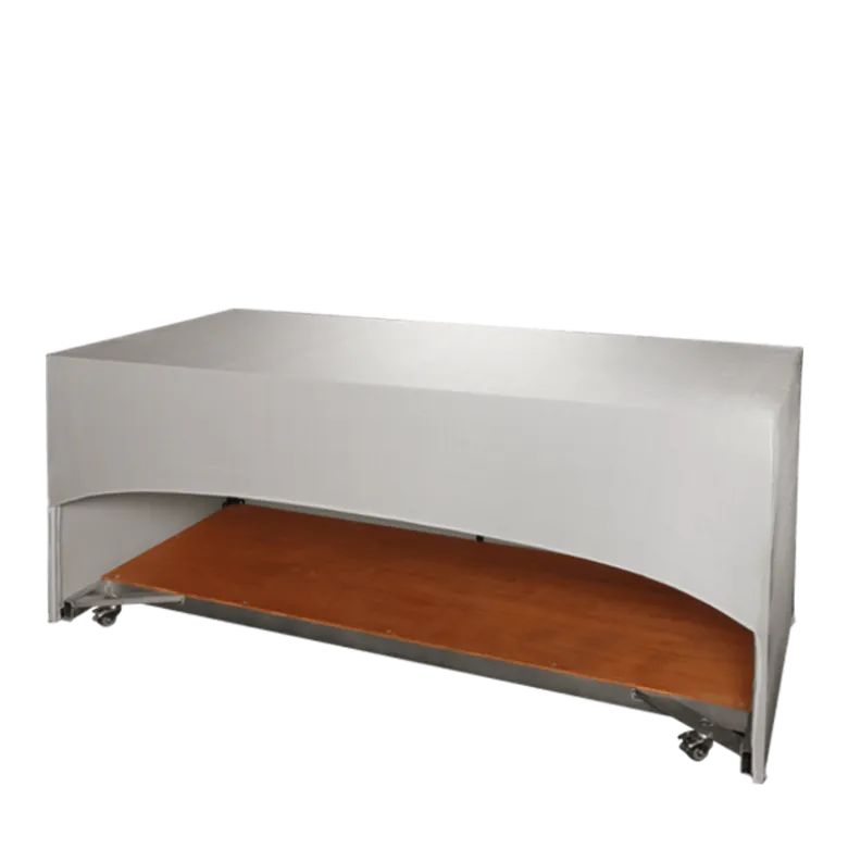 Socle à roulettes pour buffet pliant 80 x 200 cm